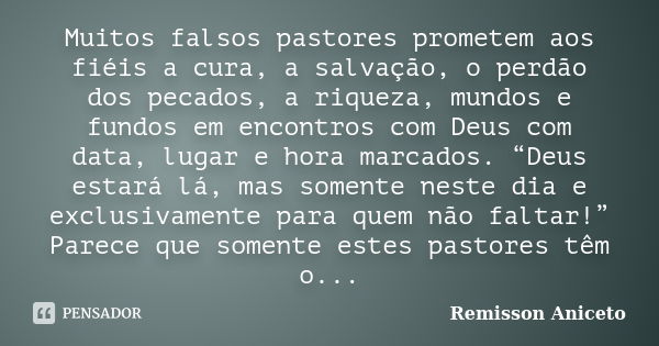 Mensagem de aniversário para pastor - Pensador