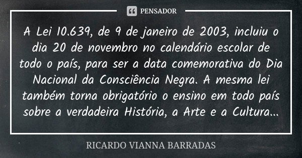 O Que é A Lei 10639 De 2003 Lei Partilha 8323