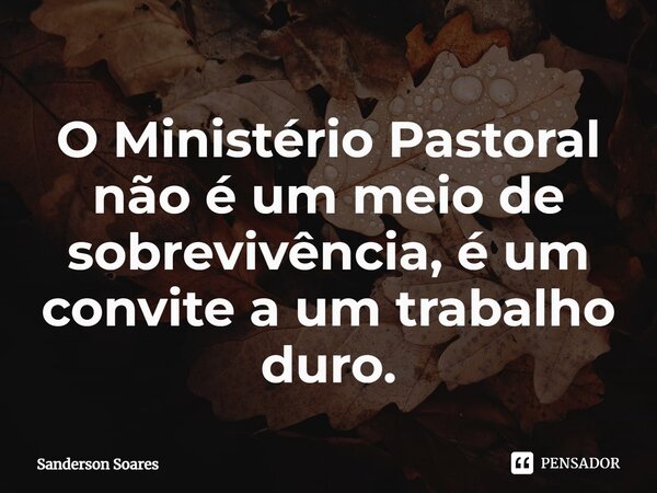 Ministério Pastoral