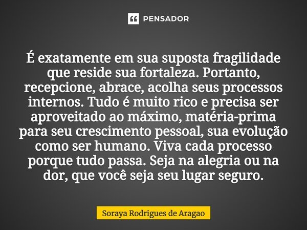 Psicóloga Soraya Rodrigues de Aragão