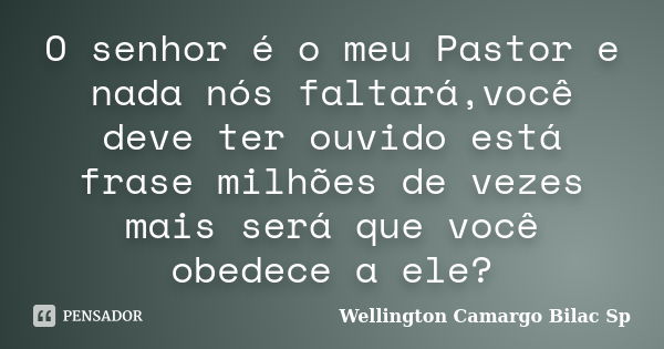 Mensagem de aniversário para pastor - Pensador