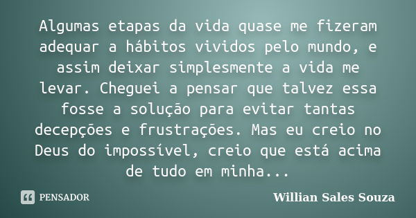 Eu creio no Deus do - Eu creio no Deus do impossível