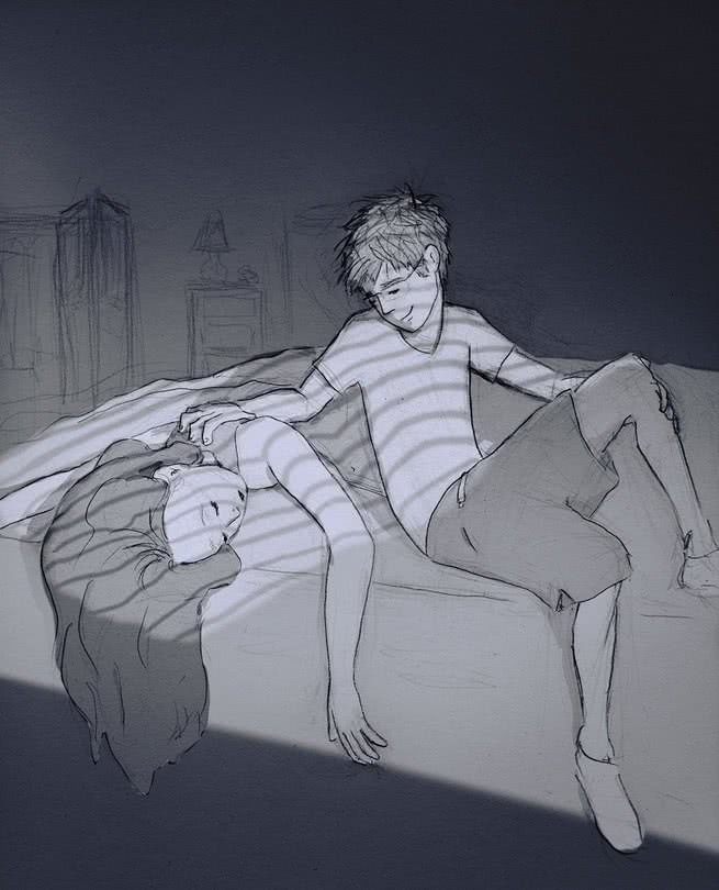 ilustrações sobre amor