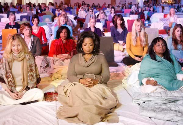 meditação, celebridades, oprah winfrey