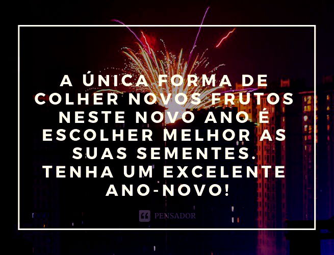 Frases curtinhas de Feliz Ano-Novo