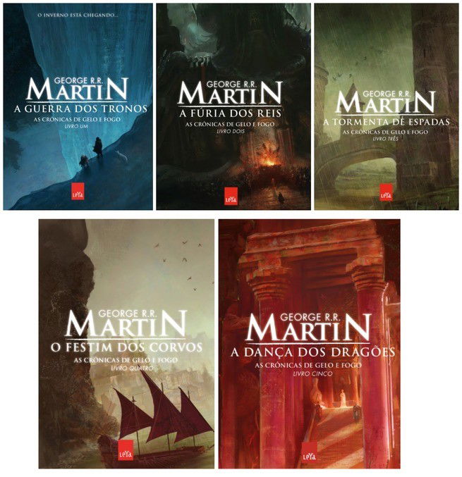 As crônicas de gelo e fogo - livros