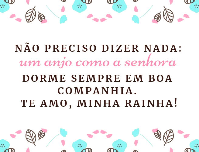 Frases de boa noite para mãe