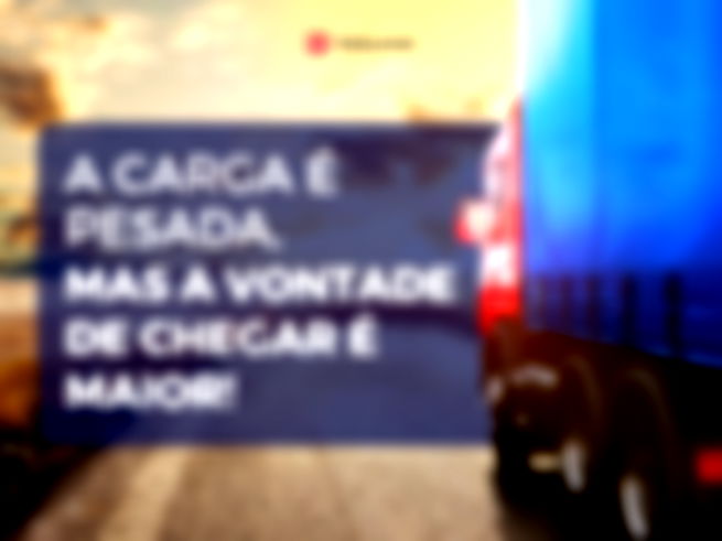 A carga é pesada, mas a vontade de chegar é maior! 
