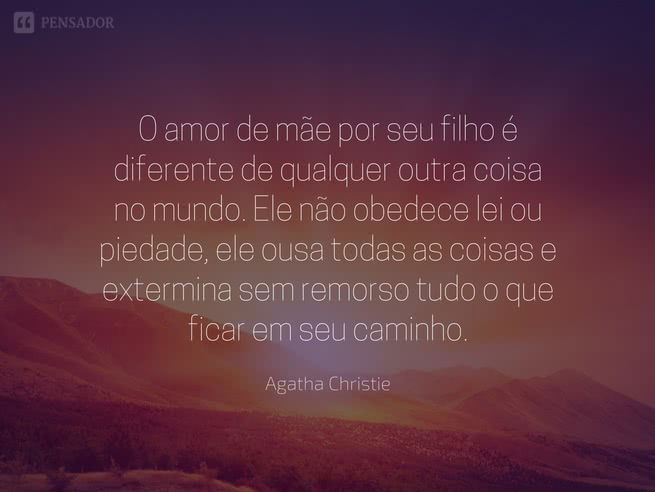 agatha christie o amor de mae
