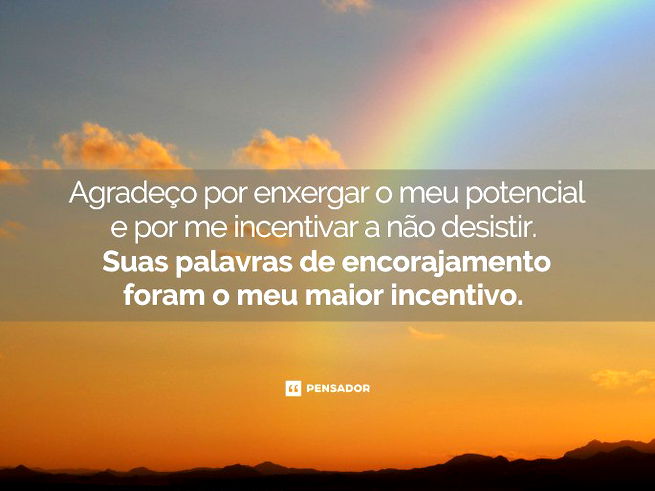 Agradeço por enxergar o meu potencial e por me incentivar a não desistir. Suas palavras de encorajamento foram o meu maior incentivo.