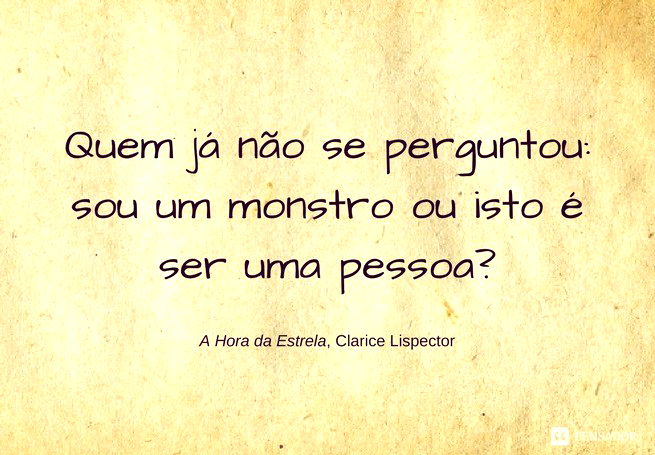 a hora da estrela
