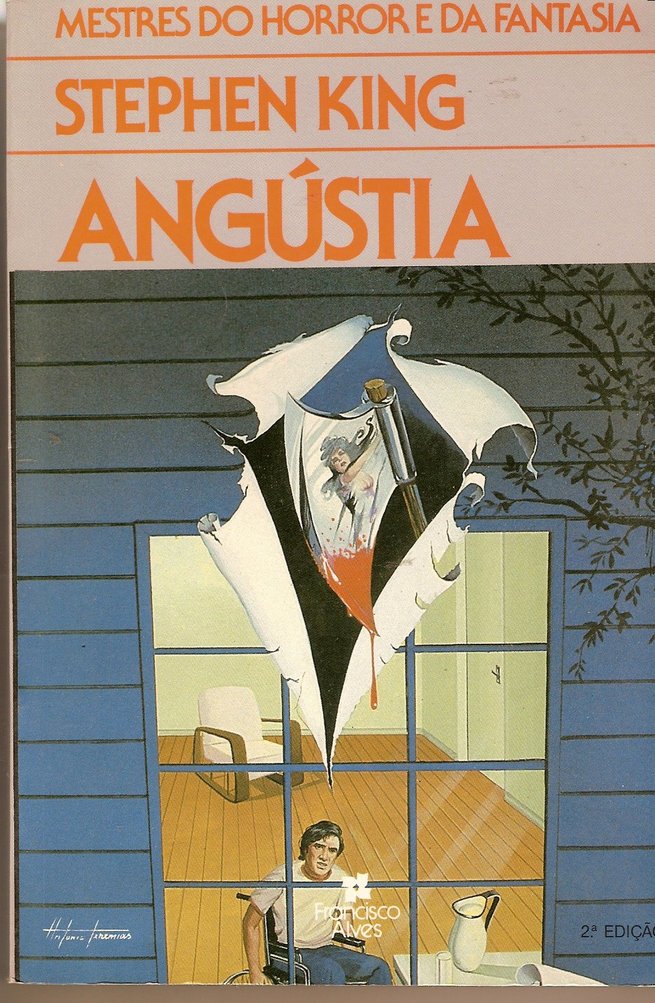 Capa do livro Angustia
