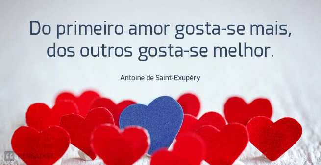 frases primeiro amor