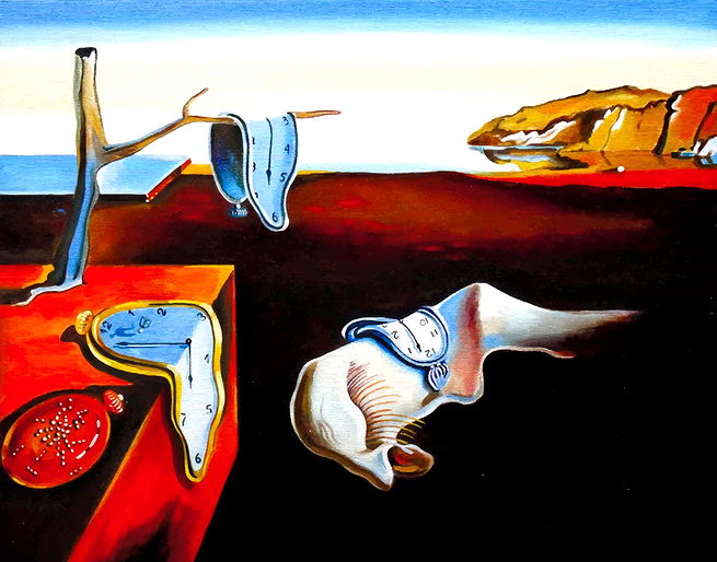Pintura ‘A Persistência da Memória’ de Salvador Dalí