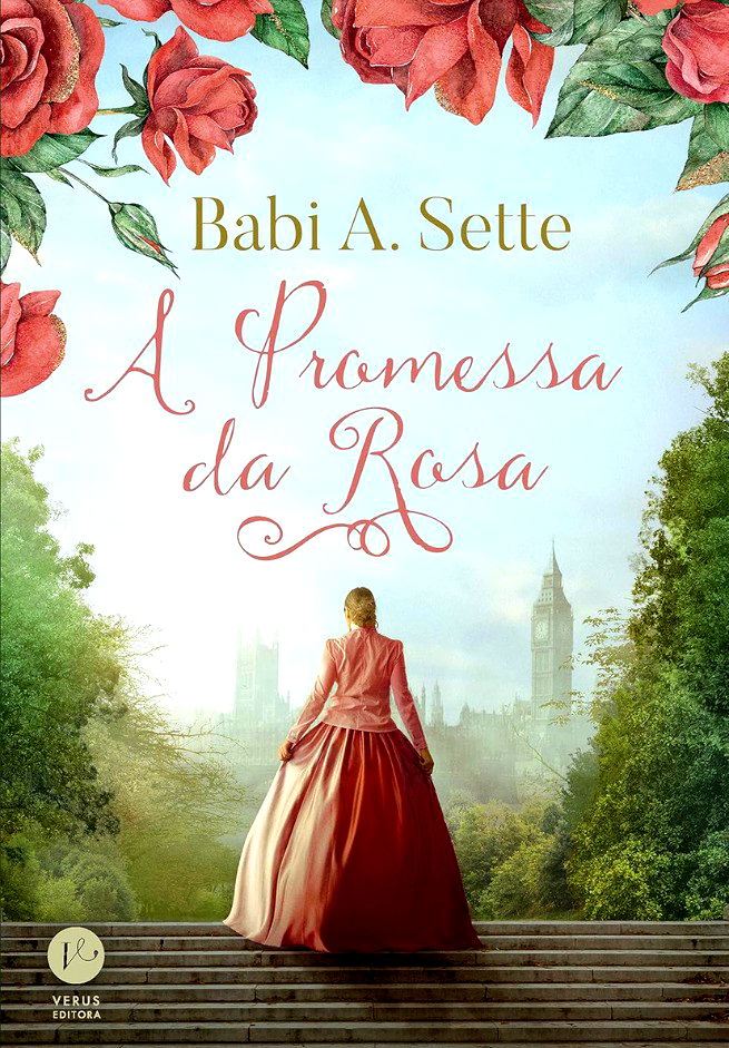 Capa do livro A Promessa da Rosa, de Babi A. Sette.