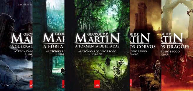 As crônicas de gelo e fogo - livros