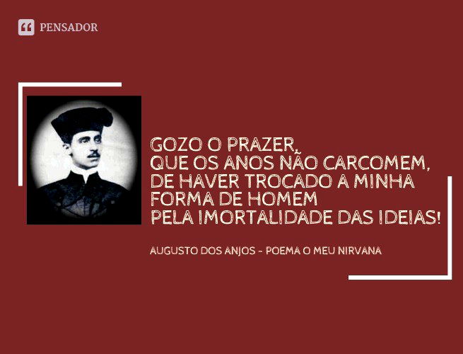 A árvore da serra — As árvores, meu Augusto dos Anjos - Pensador