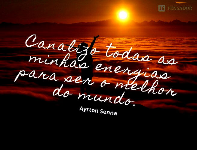 Frases de Ayrton Senna do Brasil, Blog do Coach