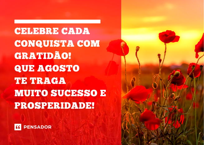 Bem vindo Agosto! Que neste mês que se inicia você faça tudo acontecer! -  Mensagens De Bom dia