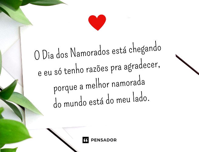 73 mensagens de Dia dos Namorados para expressar seu amor - Mundo das  Mensagens