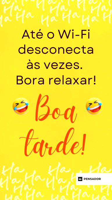 Boa tarde engraçado com fundo amarelo