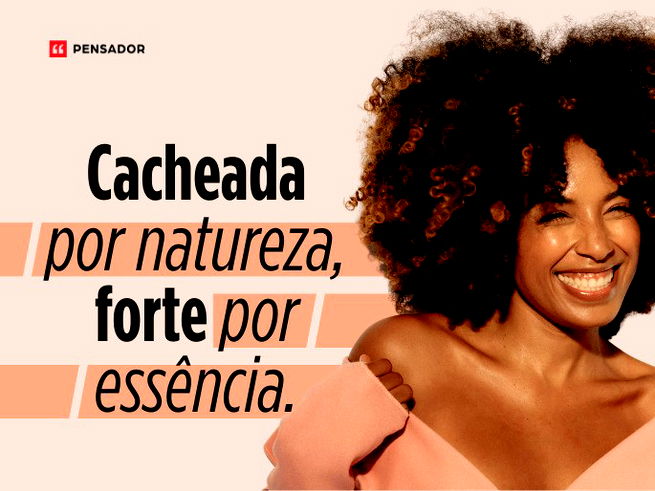Cacheada por natureza, forte por ess&ecirc;ncia.&nbsp;
