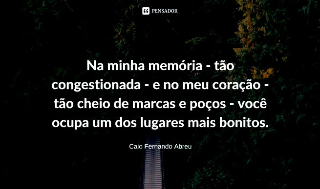 Pensando bem, acho que o problema está Caio Fernando Abreu - Pensador