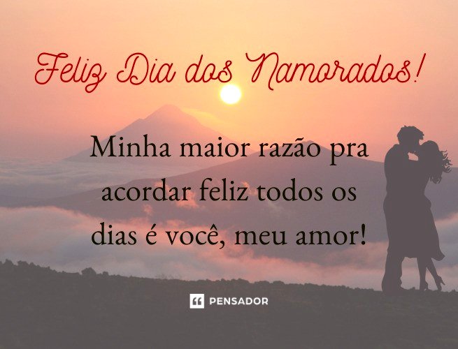 Mensagem de feliz dia dos namorados em português