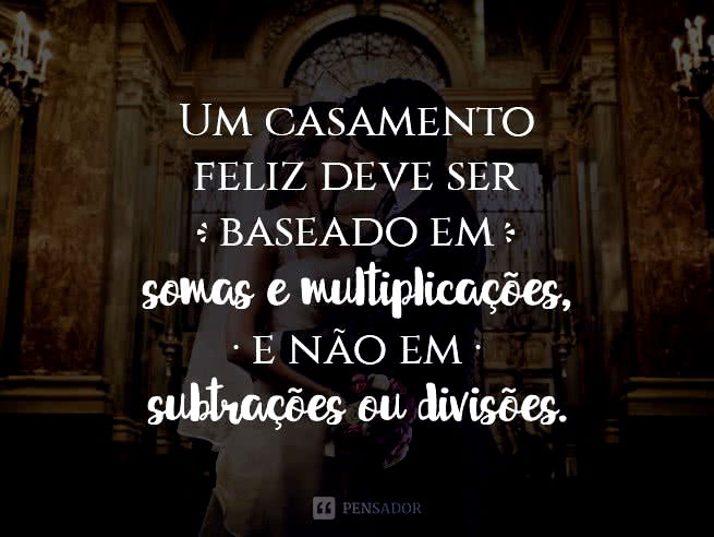 frases sobre casamento