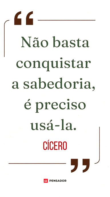 Citação com fundo de papel.