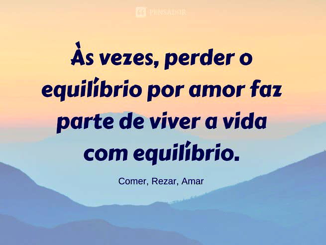 Comer rezar amar
