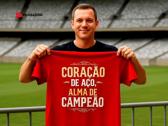 Coração de aço, alma de campeão.