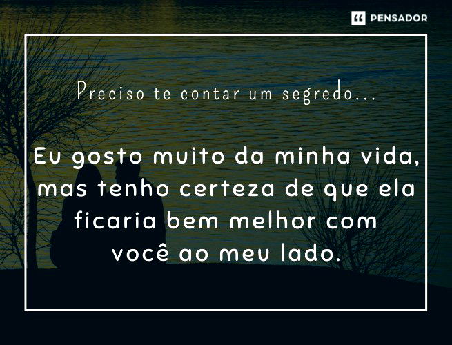 Ele sempre sabe cuidar bem dela, apesar de gostar de provocar ela. O  carinho todo dele só foi deixado para ela. Eu também quero seus gostos.  Podem me dar? Se for possível