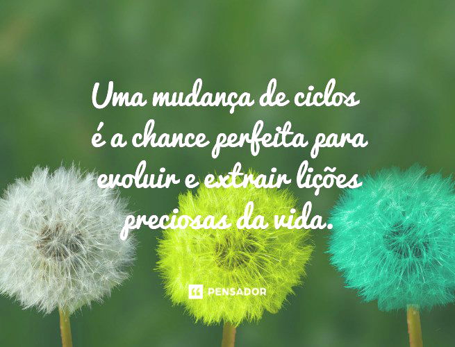 Três dentes-de-leão coloridos, nas cores branco, amarelo e verde.