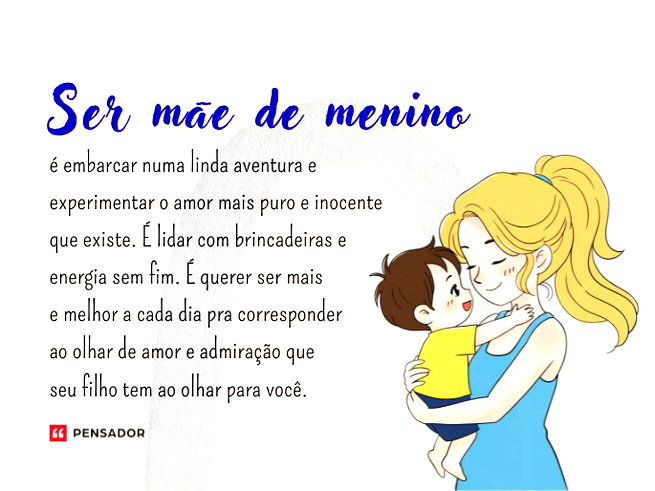 Desenho de m&atilde;e segurando filho ao colo.