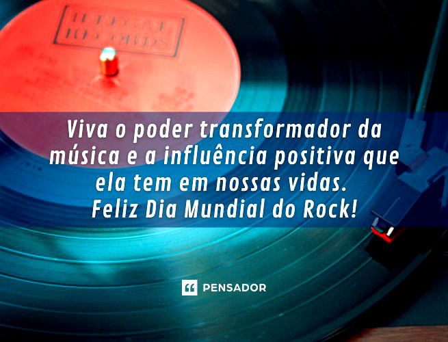 Viva o poder transformador da música e a influência positiva que ela tem em nossas vidas.  Feliz Dia Mundial do Rock!