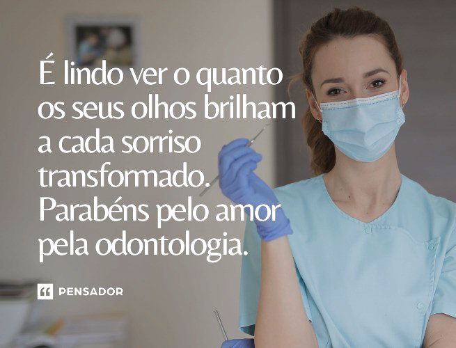 É lindo ver o quanto os seus olhos brilham a cada sorriso transformado. Parabéns pelo amor pela odontologia.