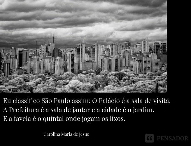 Eu classifico São Paulo assim