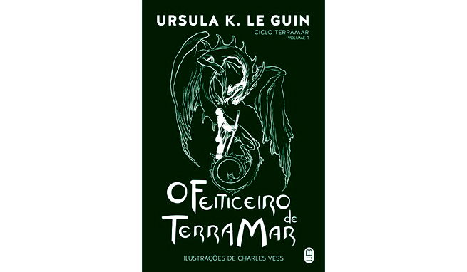 Capa do livro O feiticeiro de terramar.