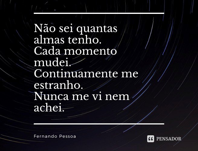 Os 14 melhores poemas de Fernando Pessoa - Pensador