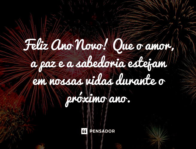 FW: UM FELIZ ANO NOVO;