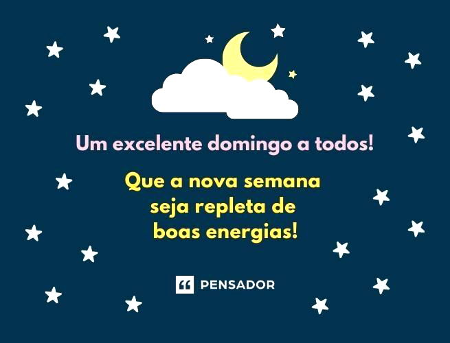 Ilustração de uma lua com céu estrelado.