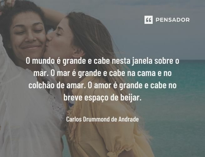 Frase de Carlos Drummond de Andrade