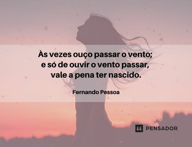 Frase de Fernando Pessoa