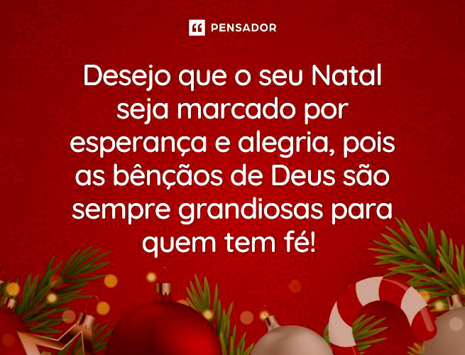 67 frases de Natal evangélicas para renovar a fé - Pensador