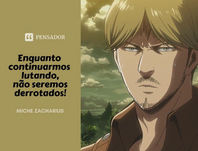 Enquanto continuarmos lutando, não seremos derrotados!
