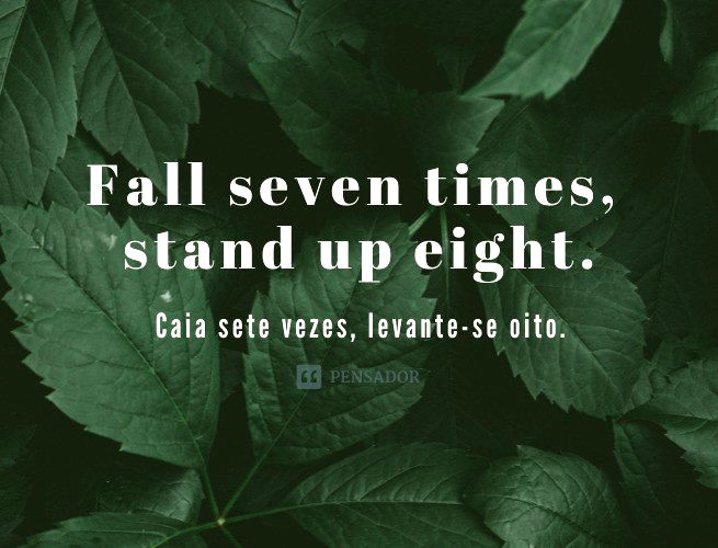 79 frases motivacionais em inglês tradução) Pensador