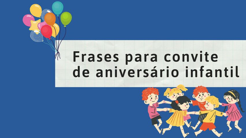 Texto de Confirmação de Presença em Festa infantil – Modelos de