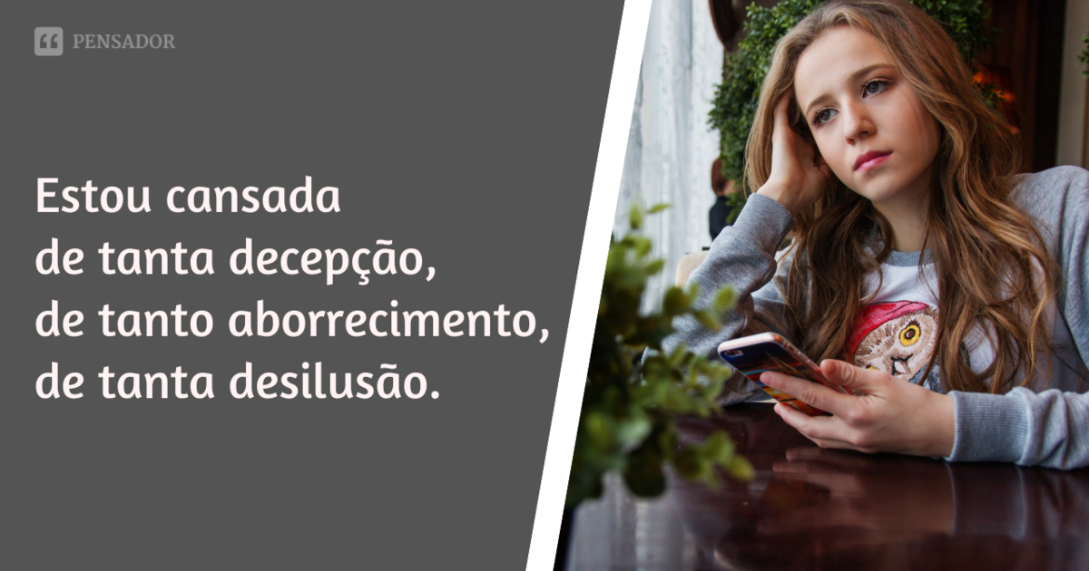 72 frases tristes para status para expressar suas emoções 😢💔 - Pensador