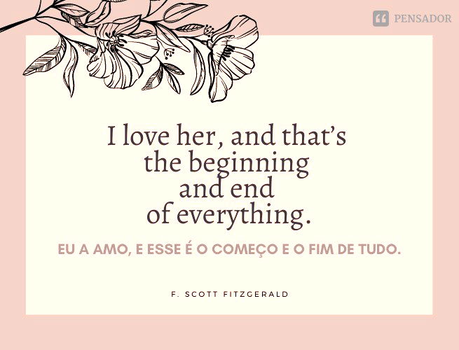 As 50 frases de amor mais bonitas em inglês tradução) Pensador